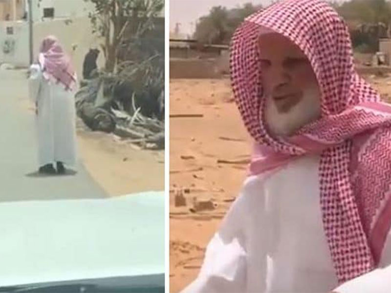 شاهد... مؤذن لم يتخلف عن الآذان طوال 40 عاماً رغم فقدانه البصر